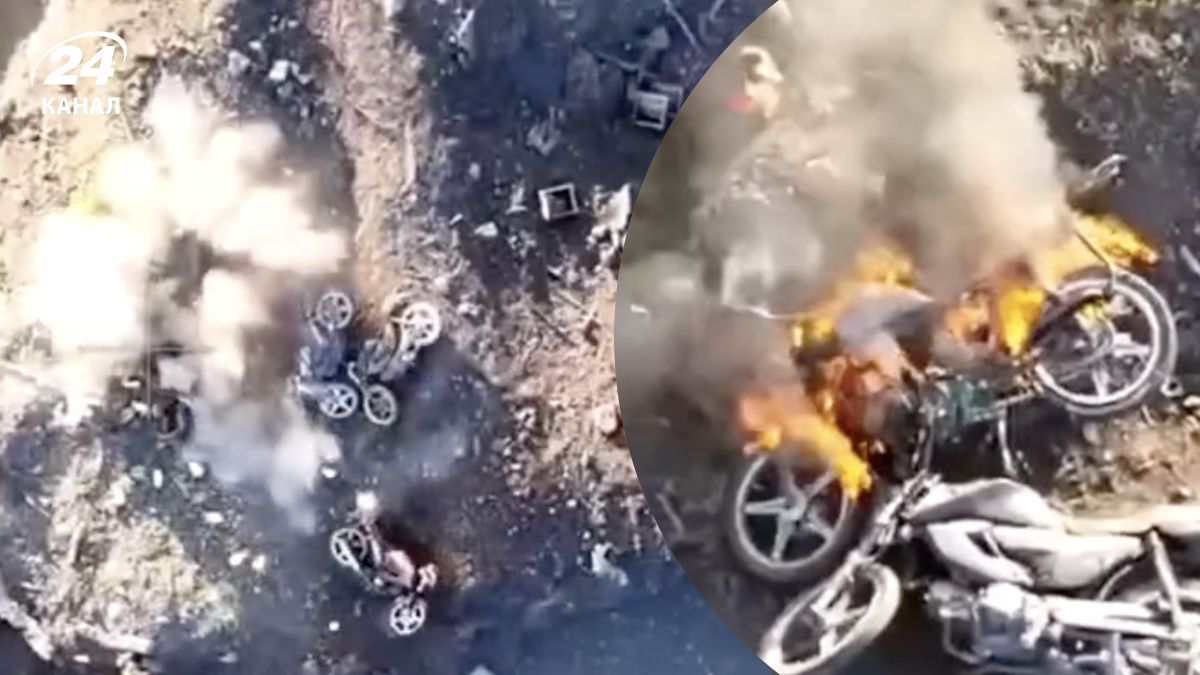 Россия готовится к наступлению на мотоциклах Россия готовится к наступлению на мотоциклах