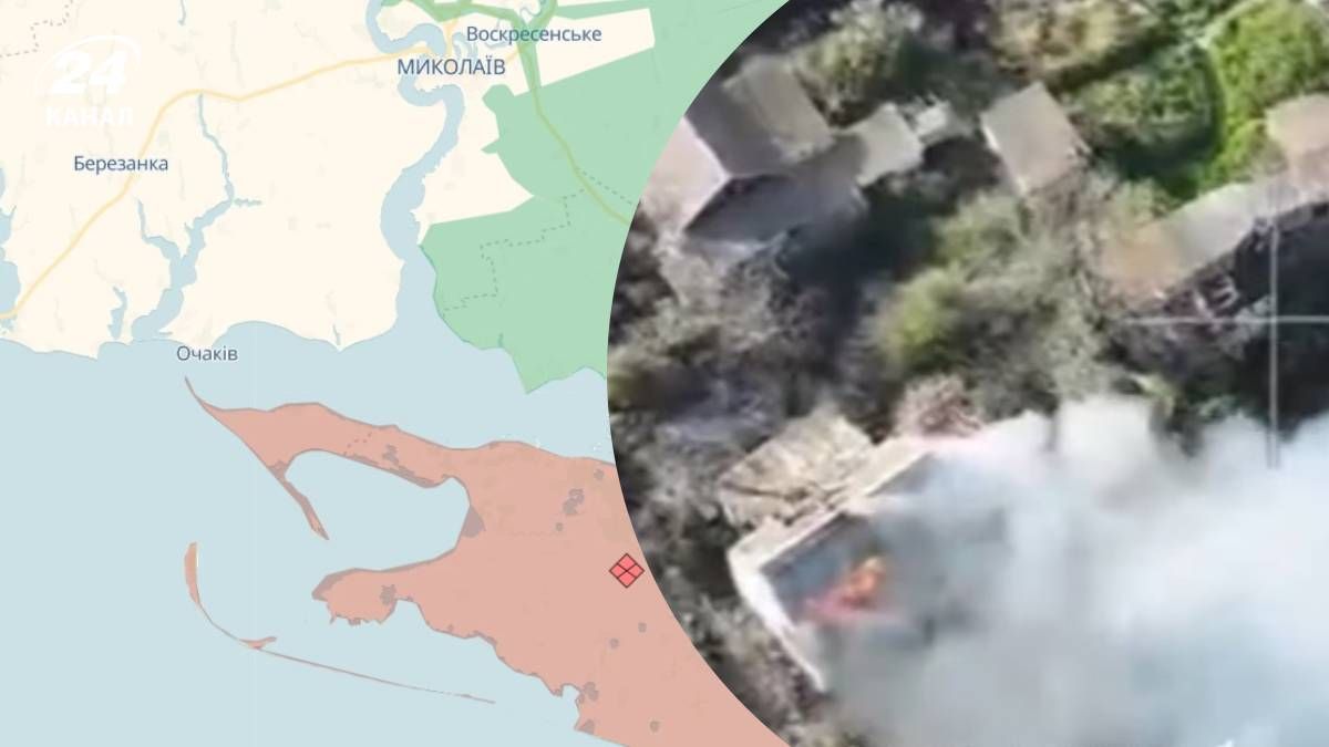 Українські сили завдали удари по розатшуванню росіян на Кінбурнській косі Українські сили завдали удари по розатшуванню росіян на Кінбурнській косі