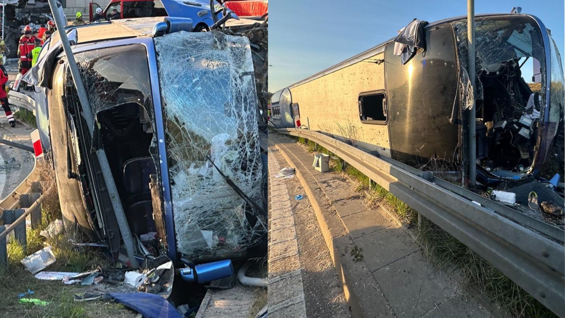 Двойное ДТП в Польше: водитель грузовика, который врезался в спасателей, является гражданином Украины - 24 Канал Двойное ДТП в Польше: водитель грузовика, который врезался в спасателей, является гражданином Украины - 24 Канал