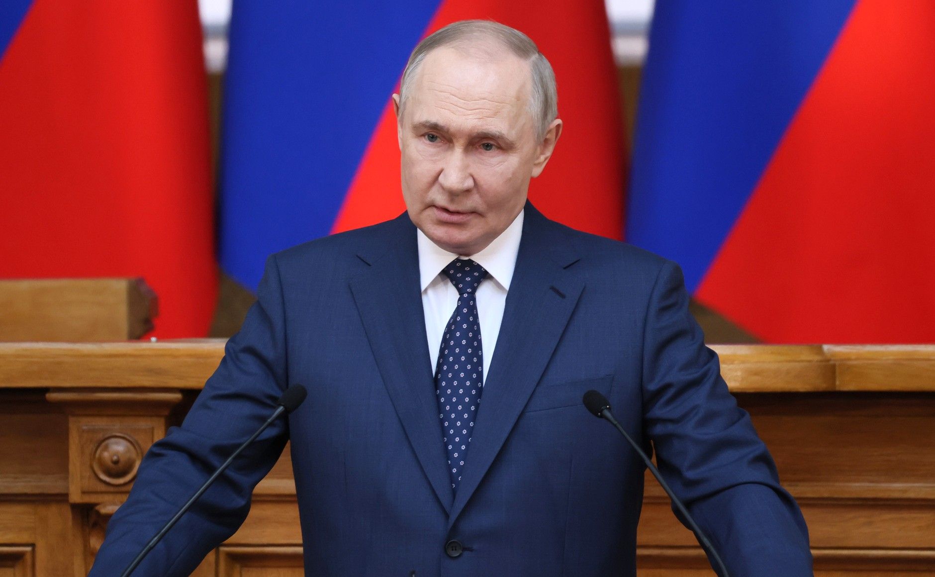 Российский диктатор Владимир Путин