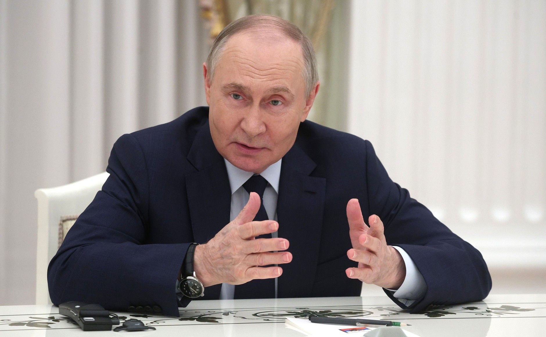 Російський диктатор Владімір Путін Російський диктатор Владімір Путін