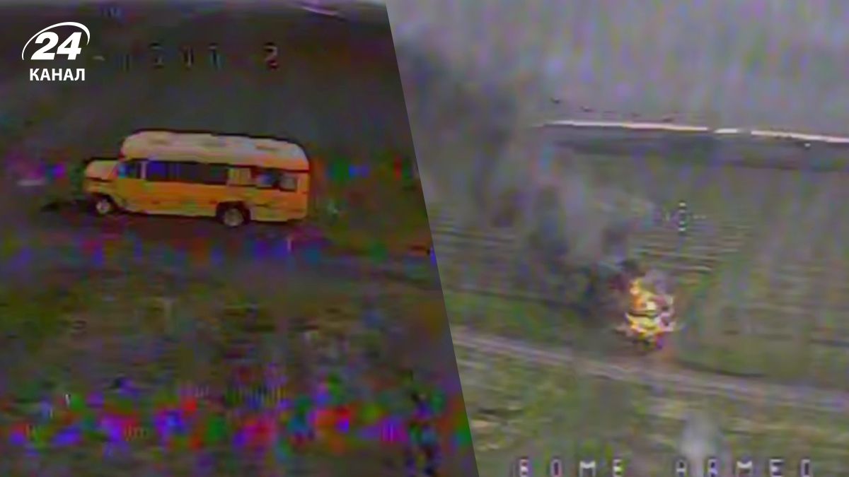 Росіяни пішли на штурм на шкільному автобусі Росіяни пішли на штурм на шкільному автобусі