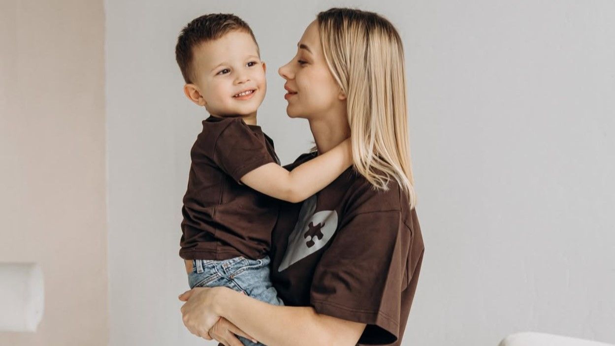 Екатерина Репяхова с сыном