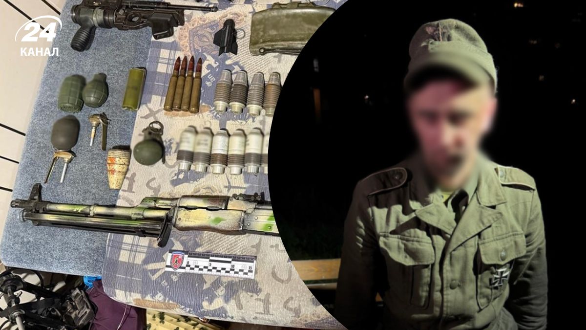 В Запорожье задержали мужчину в униформе Третьего рейха В Запорожье задержали мужчину в униформе Третьего рейха