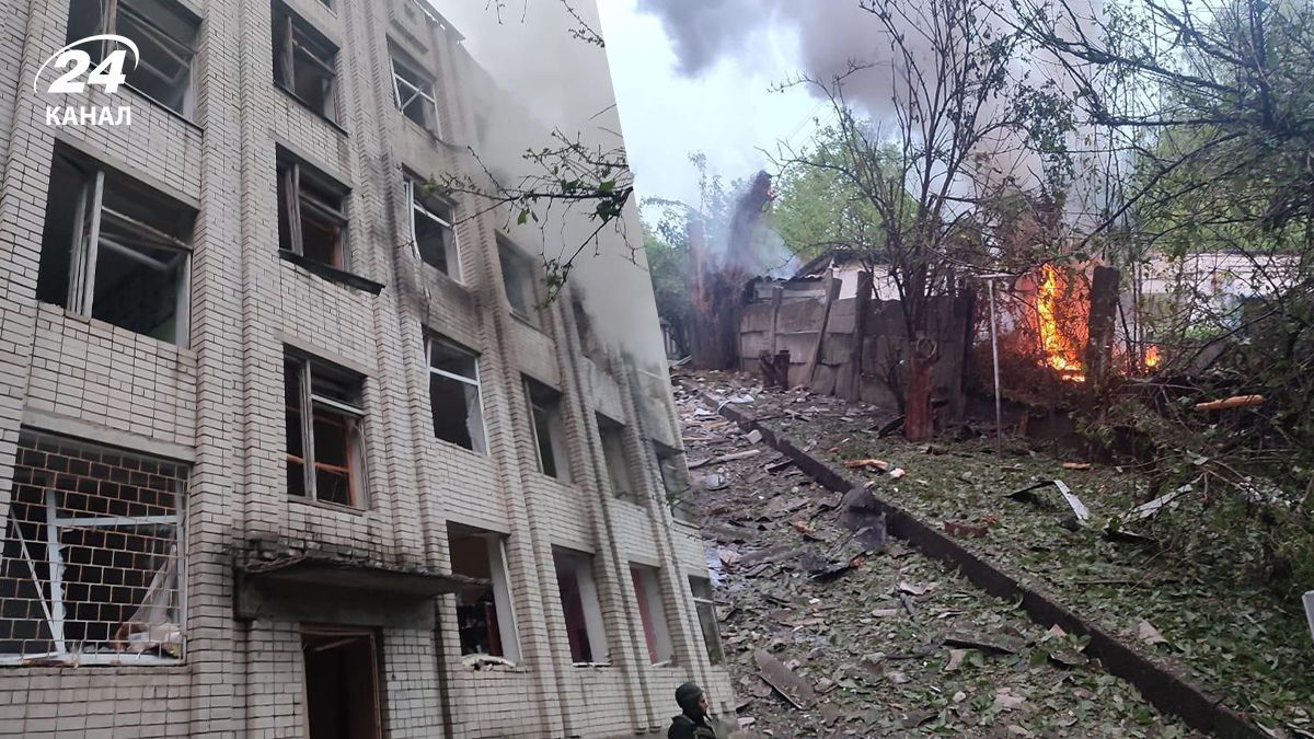 Последствия атаки на Черкасскую область 7 мая