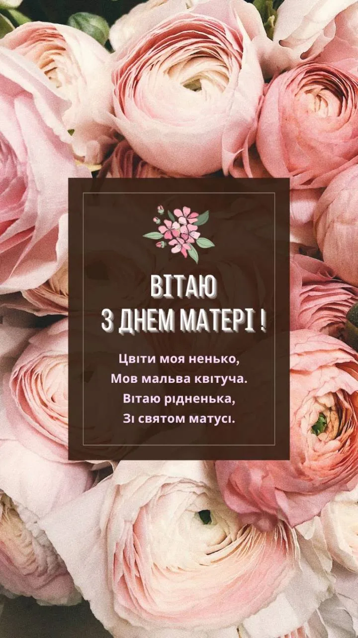 Привітання з Днем матері 2025 Привітання з Днем матері 2025