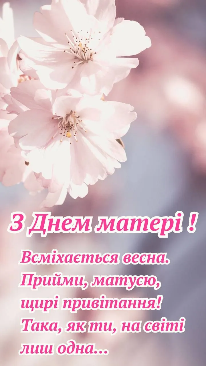 Привітання з Днем матері 2025 Привітання з Днем матері 2025