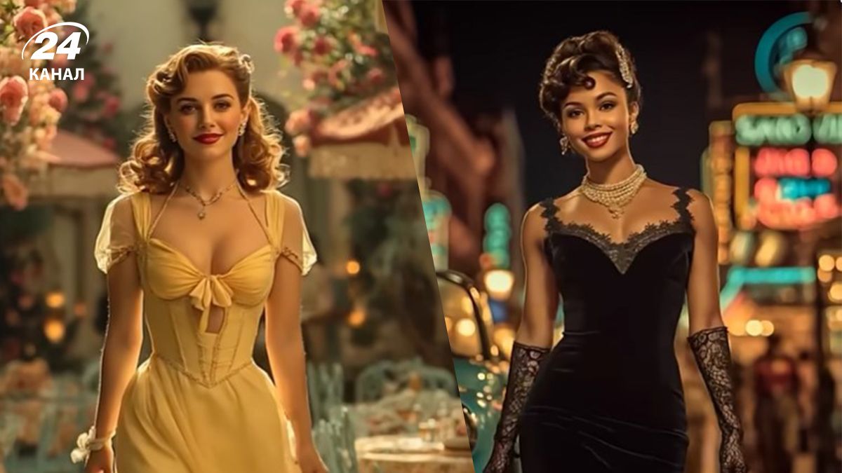 Принцессы Диснея появились в образах девушек из 50-х - видео ИИ Принцессы Диснея появились в образах девушек из 50-х - видео ИИ