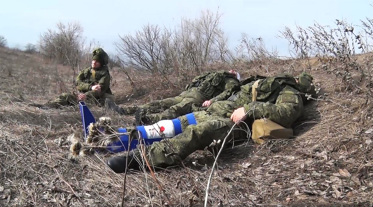 Раненые российские оккупанты Раненые российские оккупанты