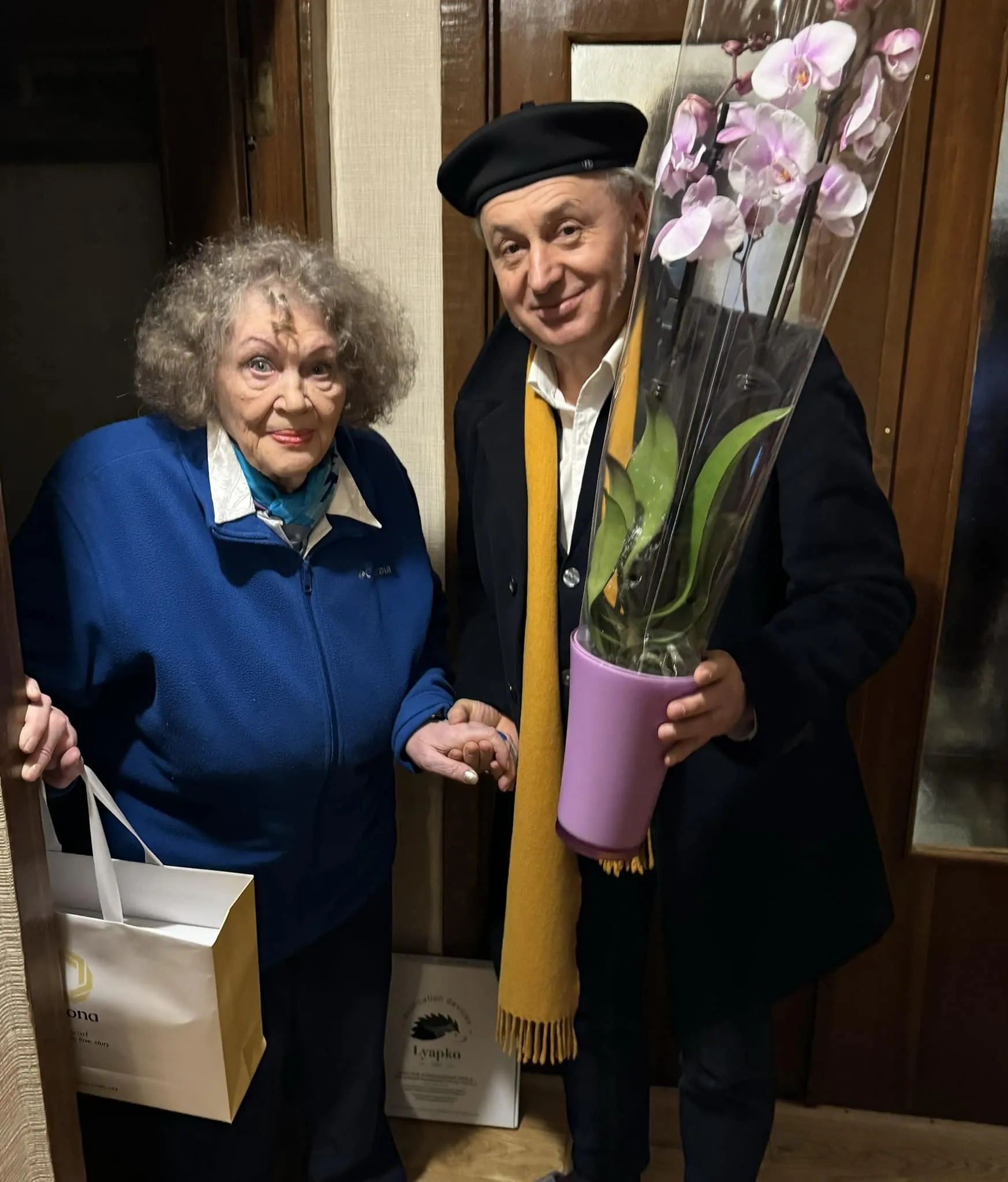 Ліна Костенко та Іван Малкович Ліна Костенко та Іван Малкович