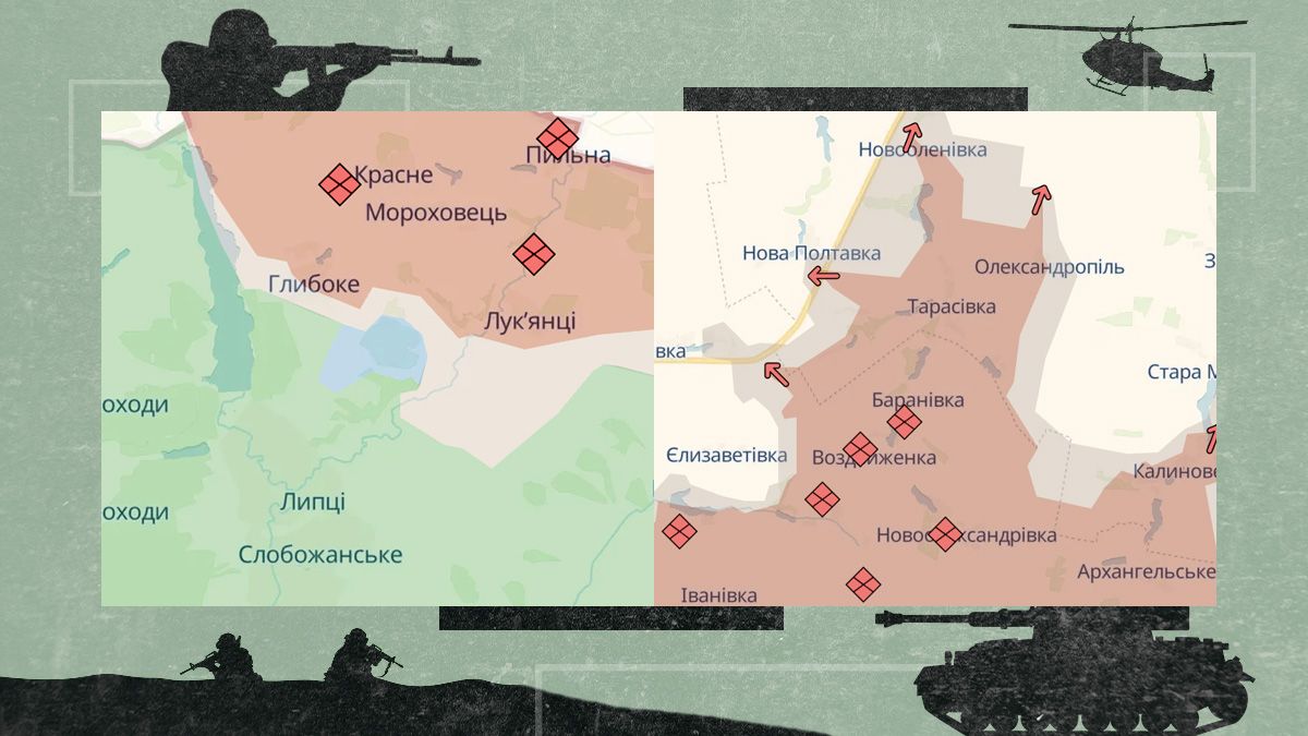 Как изменилась линия фронта за неделю
