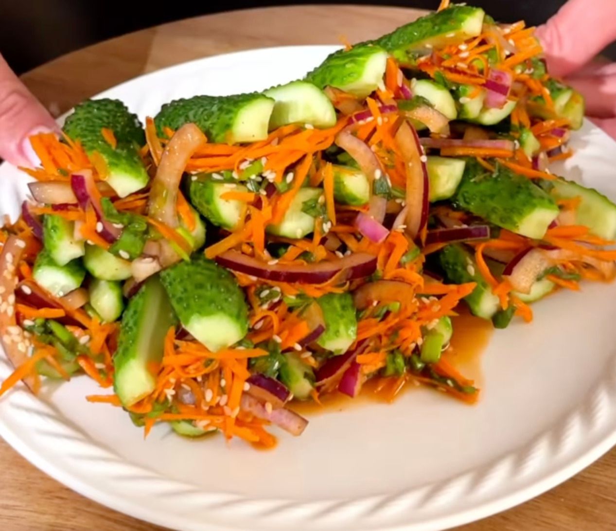 Оригінальна закуска з огірків Оригінальна закуска з огірків