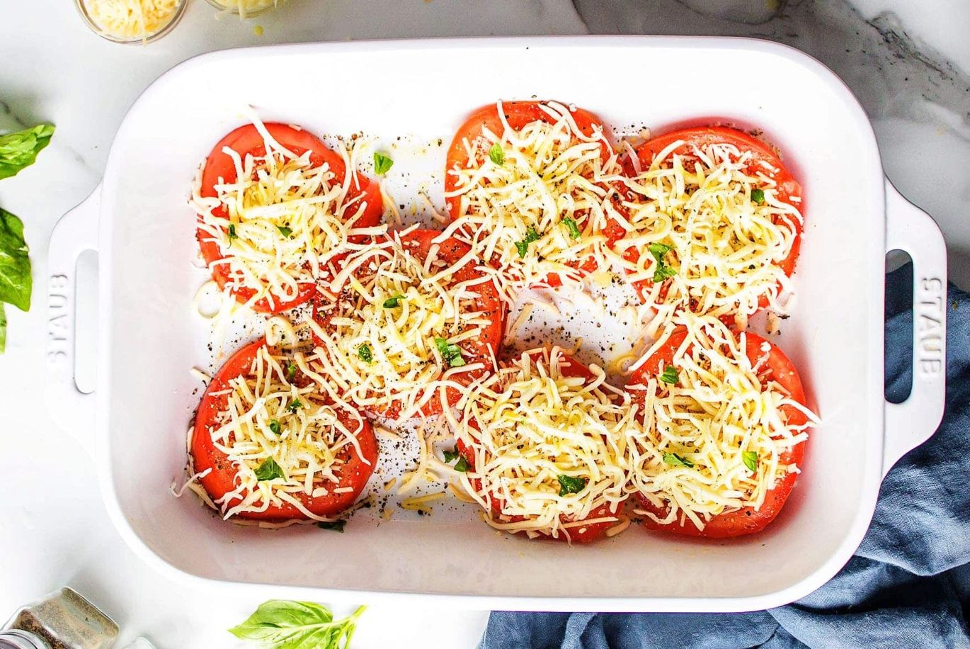 Помидоры под сыром