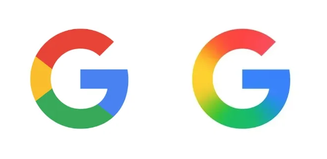 Сравнение старого и нового логотипа Google Сравнение старого и нового логотипа Google