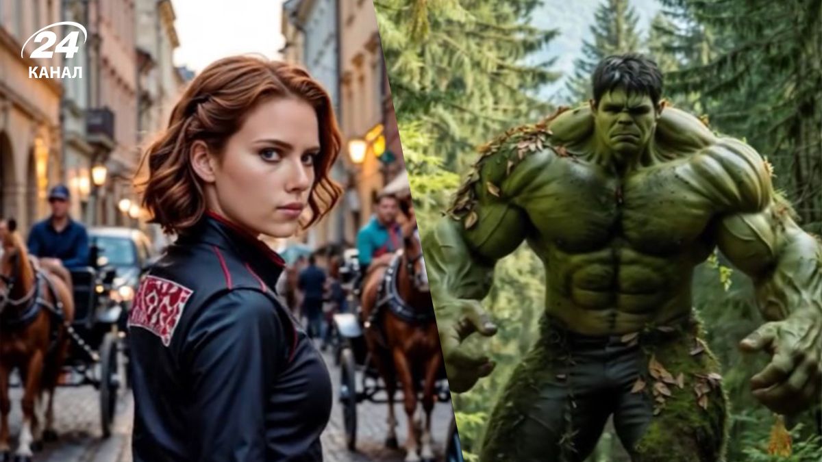 Мстители оказались в Украине с помощью ИИ - видео Мстители оказались в Украине с помощью ИИ - видео