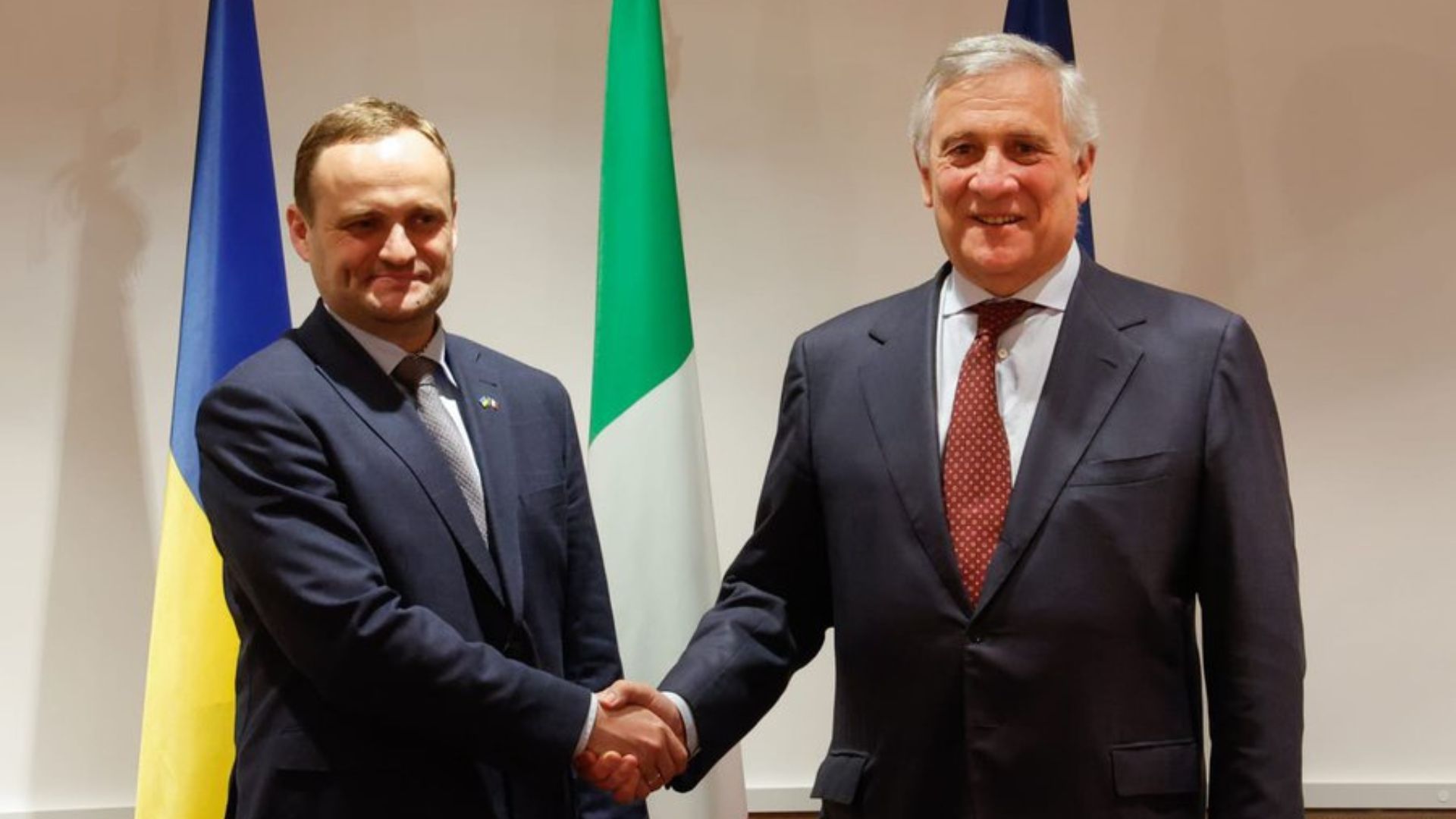 Встреча Алексея Кулебы и Антонио Таяни Встреча Алексея Кулебы и Антонио Таяни