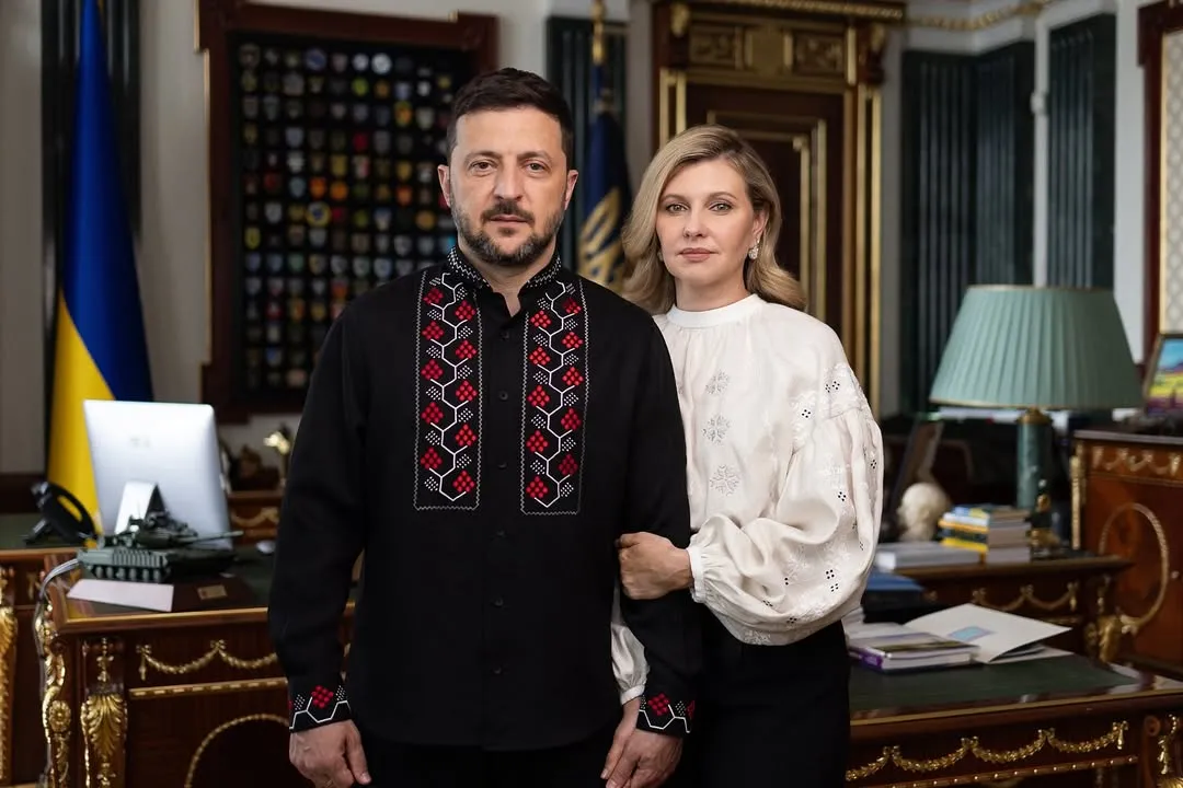 Полтавська вишиванка Зеленської 