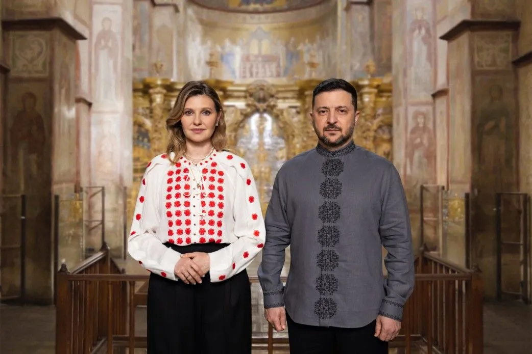 Елена и Владимир Зеленские