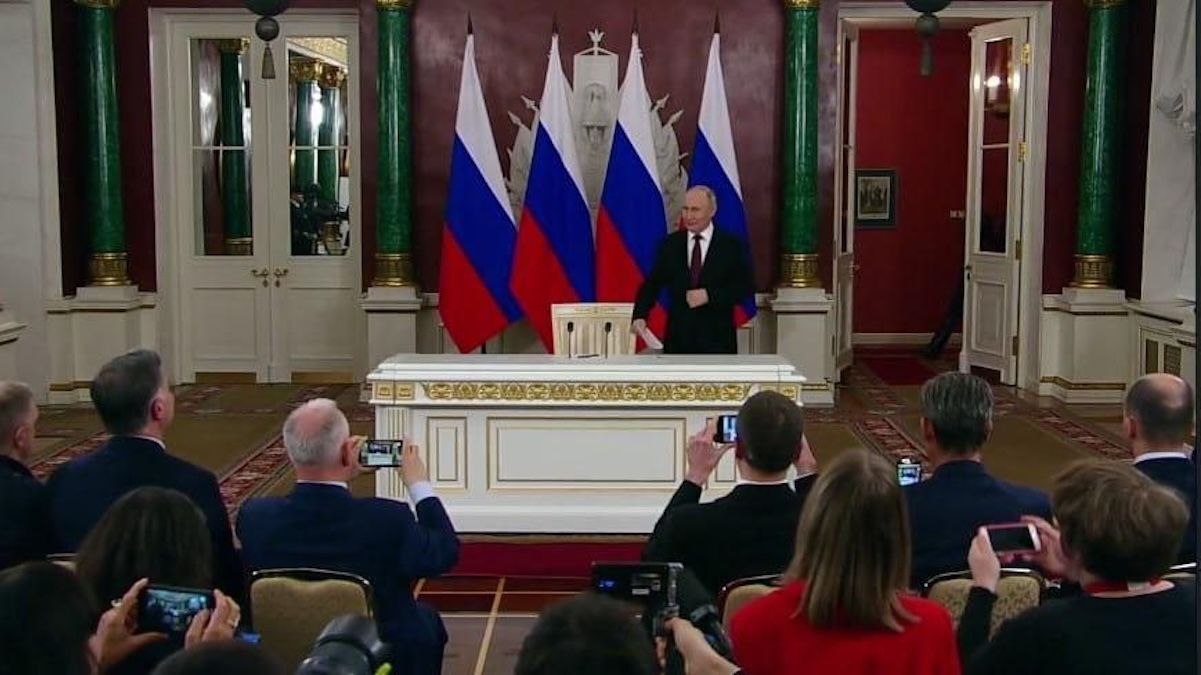 Путин не ожидал изменения риторики на Западе