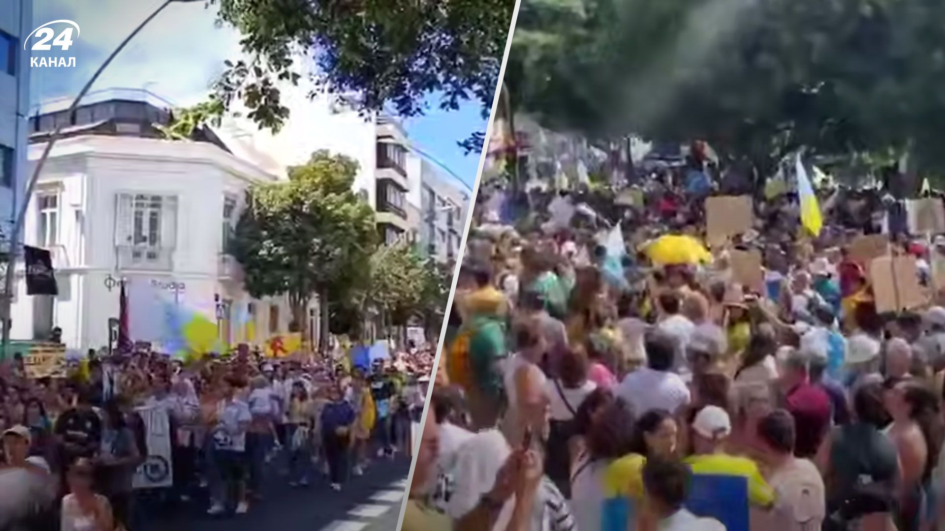 Протести проти туристів на Канарських островах Протести проти туристів на Канарських островах