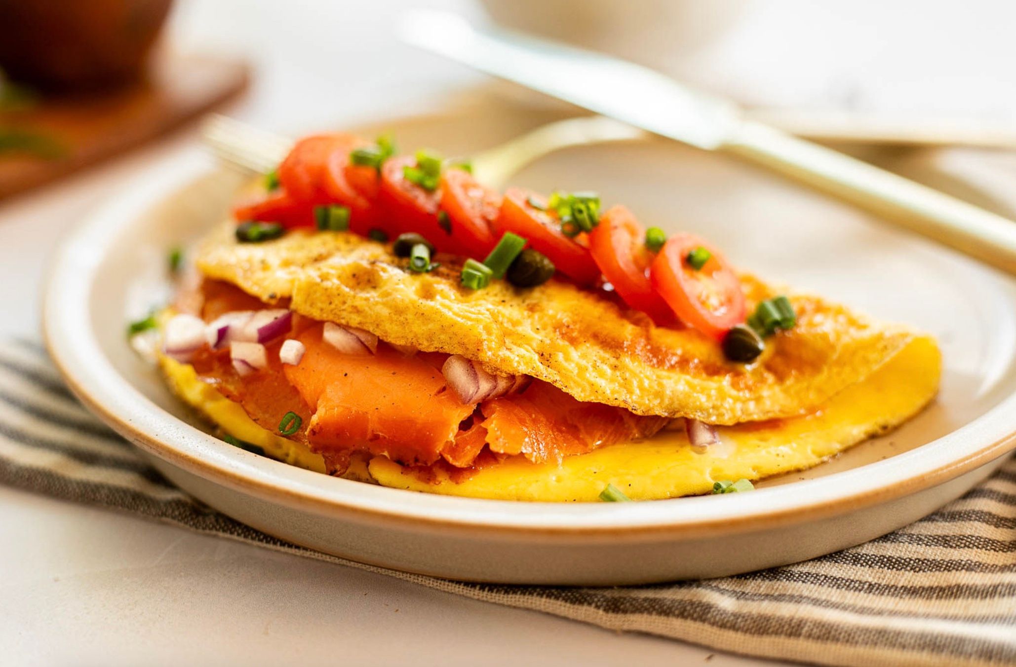 Омлет з рибою від Ектора