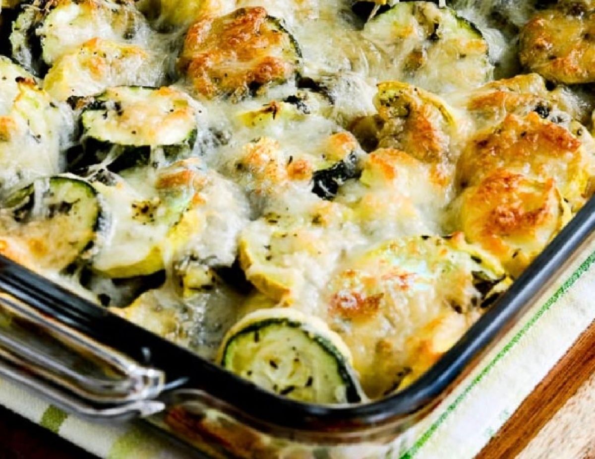 Кабачки с сыром запеченные в духовке