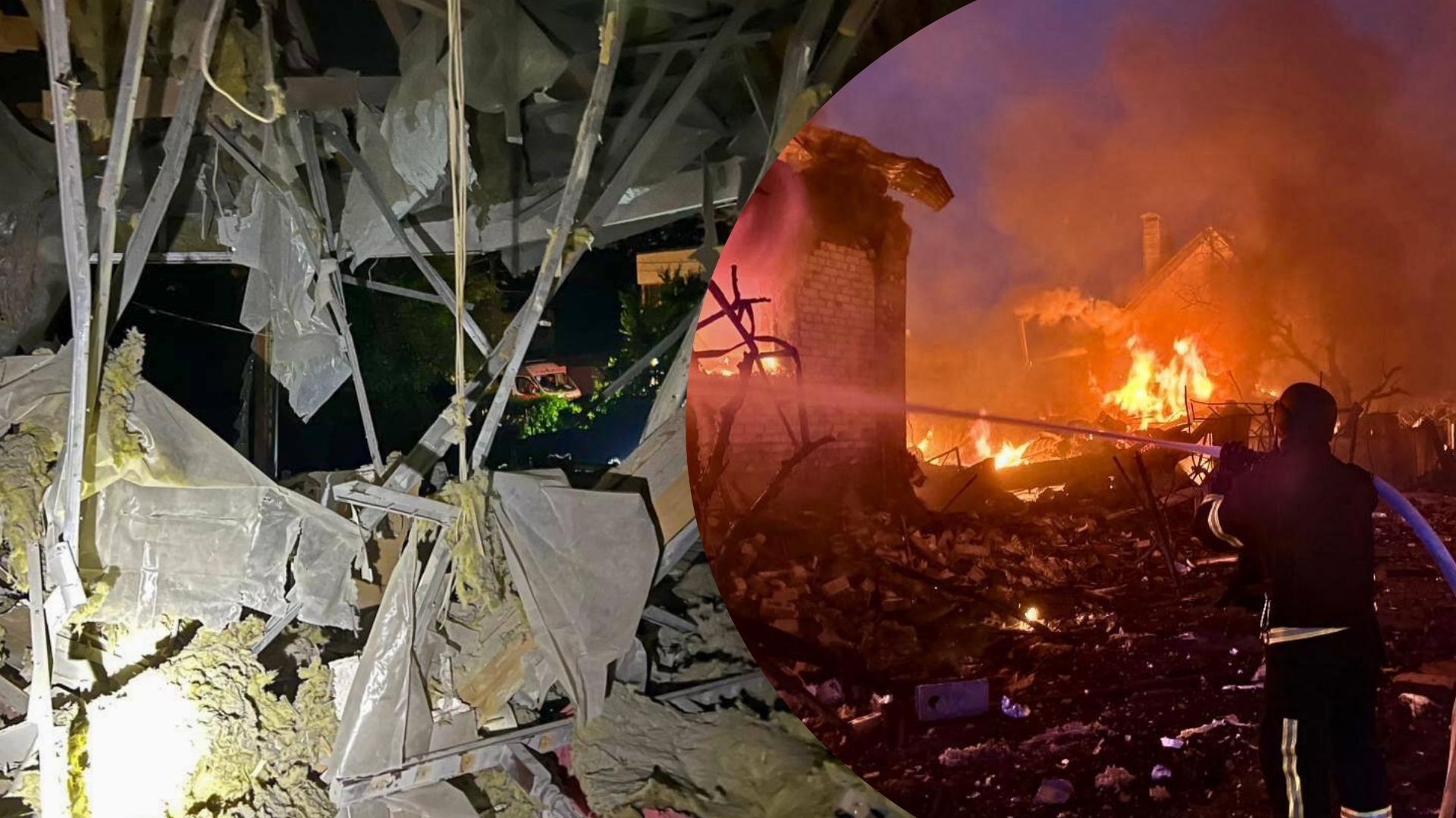 Нічний терор Києва та області: рятувальники показали моторошні наслідки атаки ворога - 24 Канал Нічний терор Києва та області: рятувальники показали моторошні наслідки атаки ворога - 24 Канал