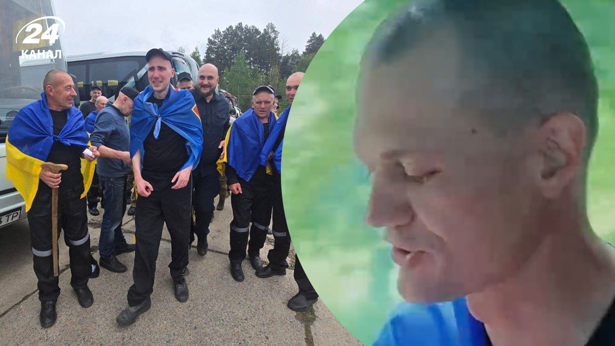 Военнопленный спел "Ніч яка місячна" после возвращения в Украину Военнопленный спел "Ніч яка місячна" после возвращения в Украину