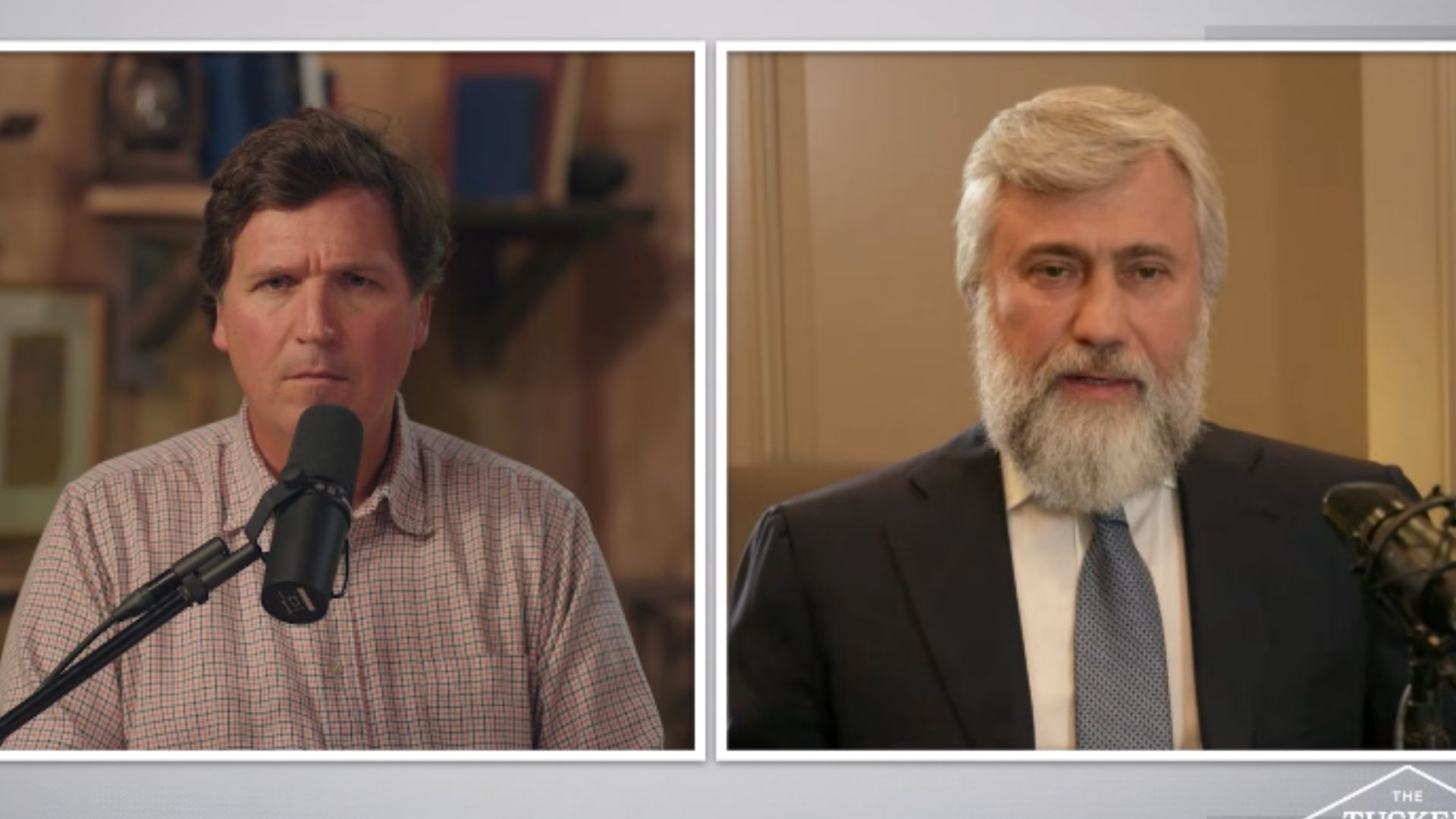 Такер Карлсон узяв інтерв'ю у Вадима Новинського Такер Карлсон узяв інтерв'ю у Вадима Новинського