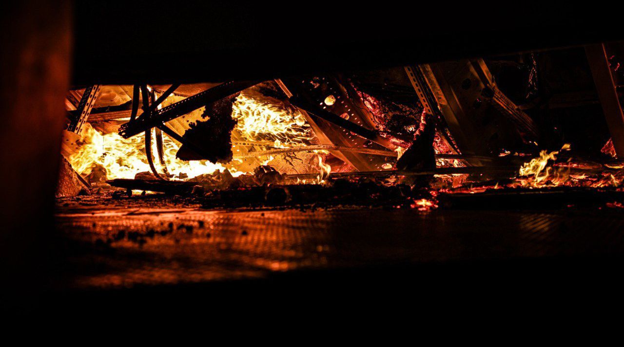 На Харківщині пожежа після атаки