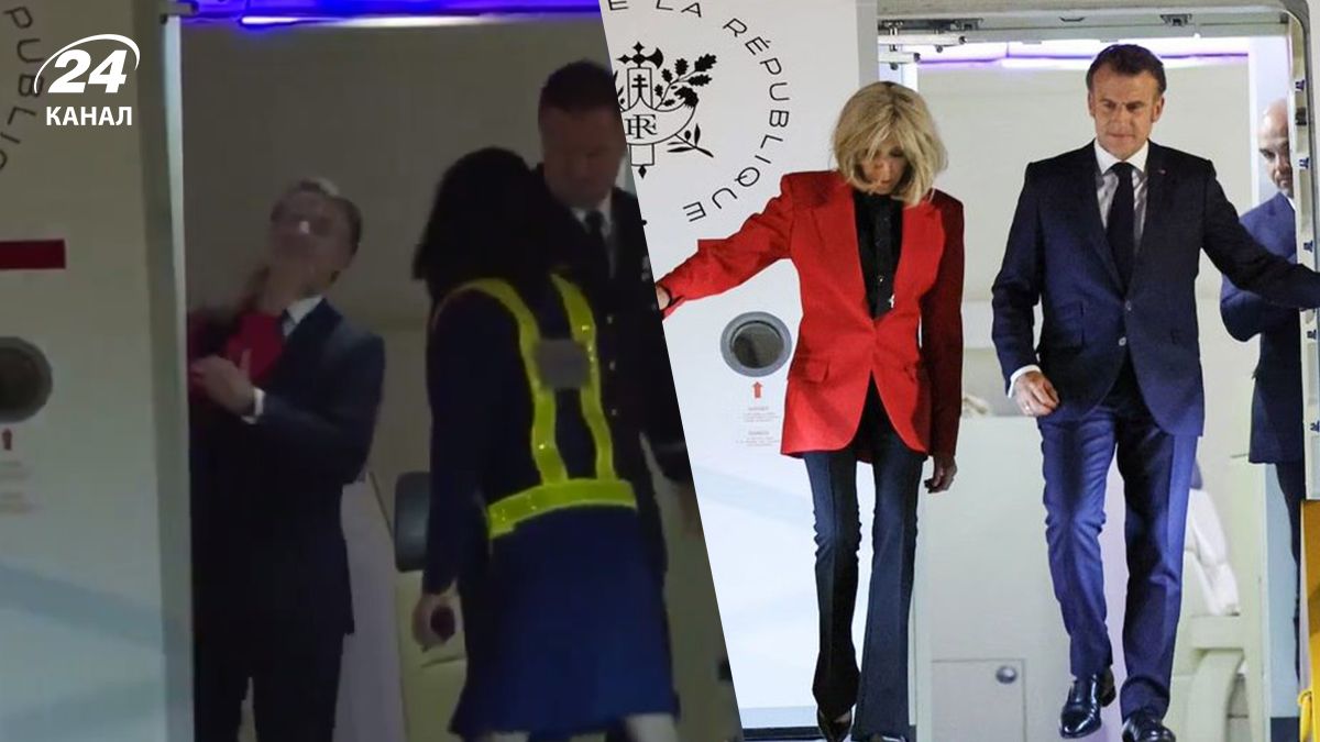 Макрон получил пощечину от жены Макрон получил пощечину от жены