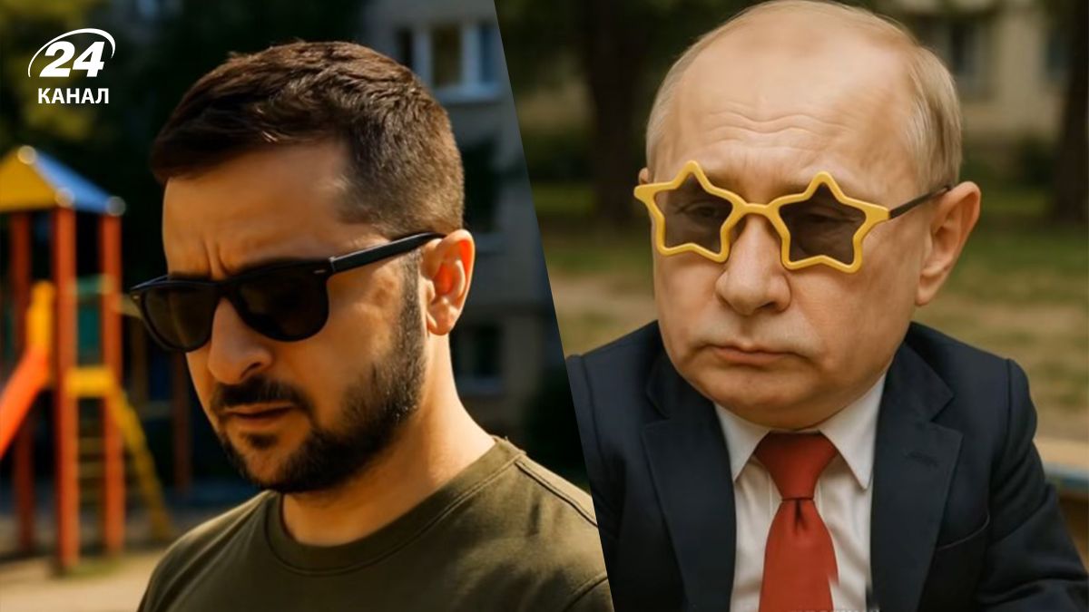 Зеленський перемістився у минуле і зустрівся з Путіним - відео ШІ Зеленський перемістився у минуле і зустрівся з Путіним - відео ШІ