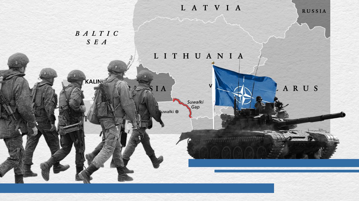 Сувалкский коридор - карта Сувалкский коридор - карта