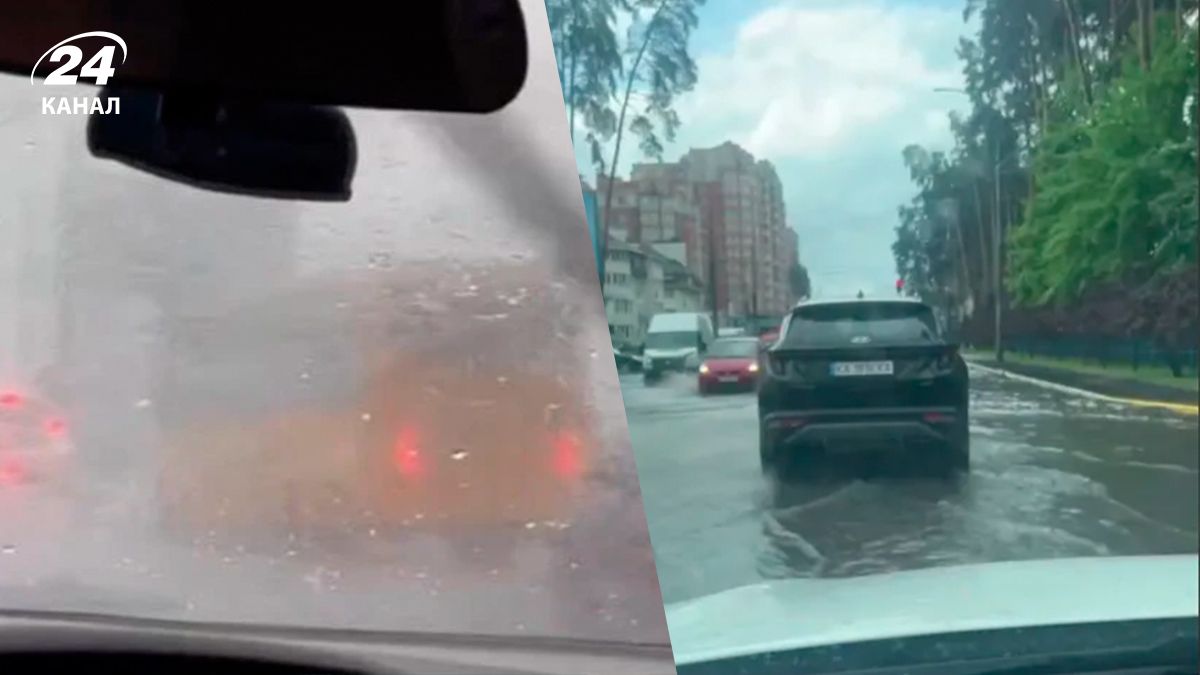 В Киеве из-за ливня затопило улицы из-за ливня В Киеве из-за ливня затопило улицы из-за ливня