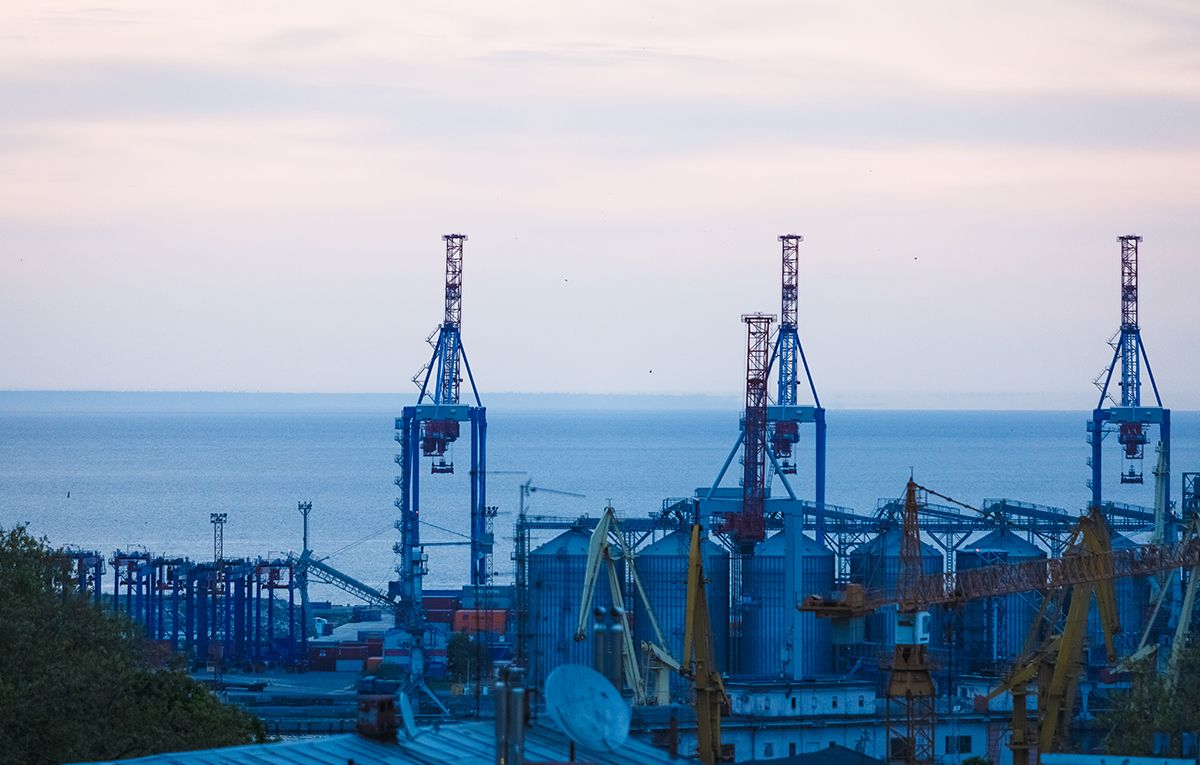 Елеватори в порту Одеси Елеватори в порту Одеси