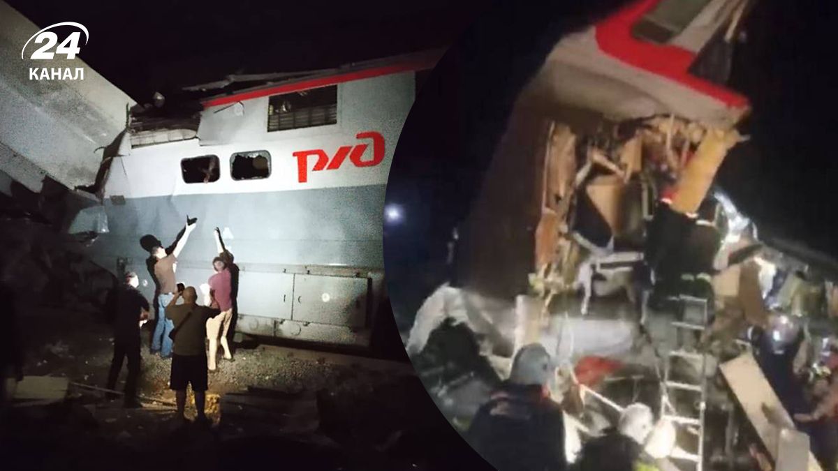 В России мост упал на пассажирский поезд В России мост упал на пассажирский поезд