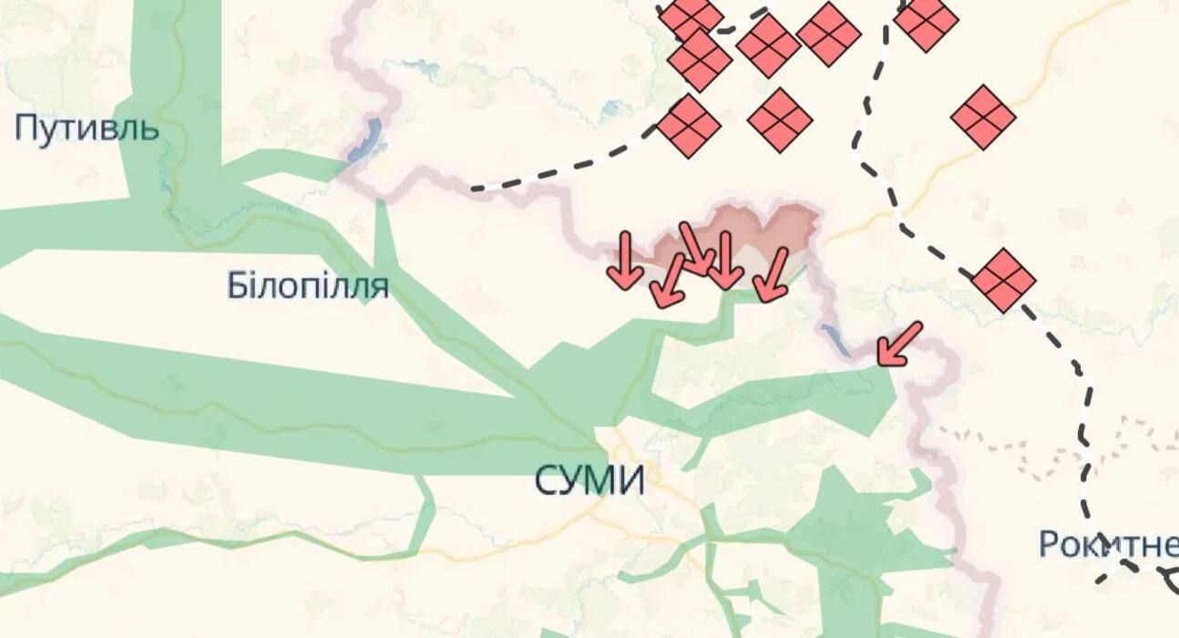 Росія хоче прорватися до Сум Росія хоче прорватися до Сум