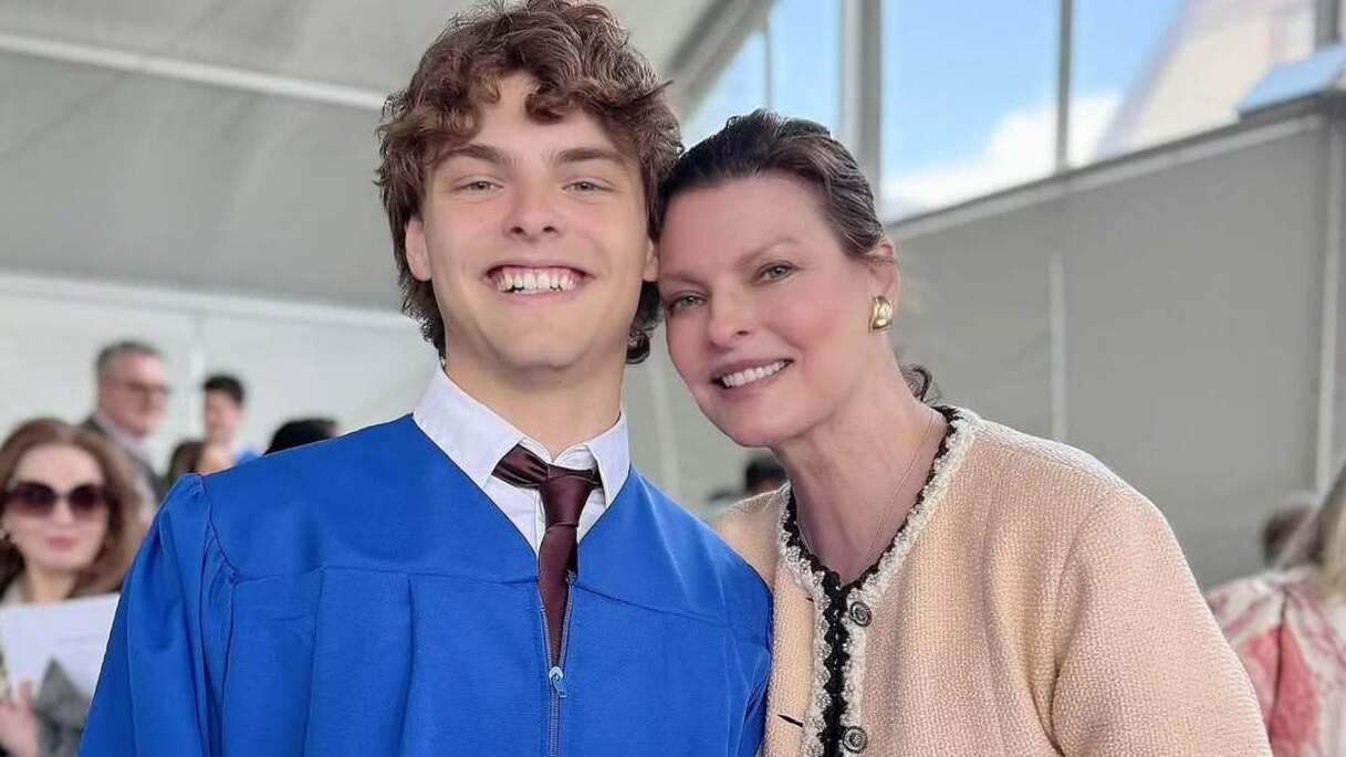 Лінда Євангеліста з сином Лінда Євангеліста з сином