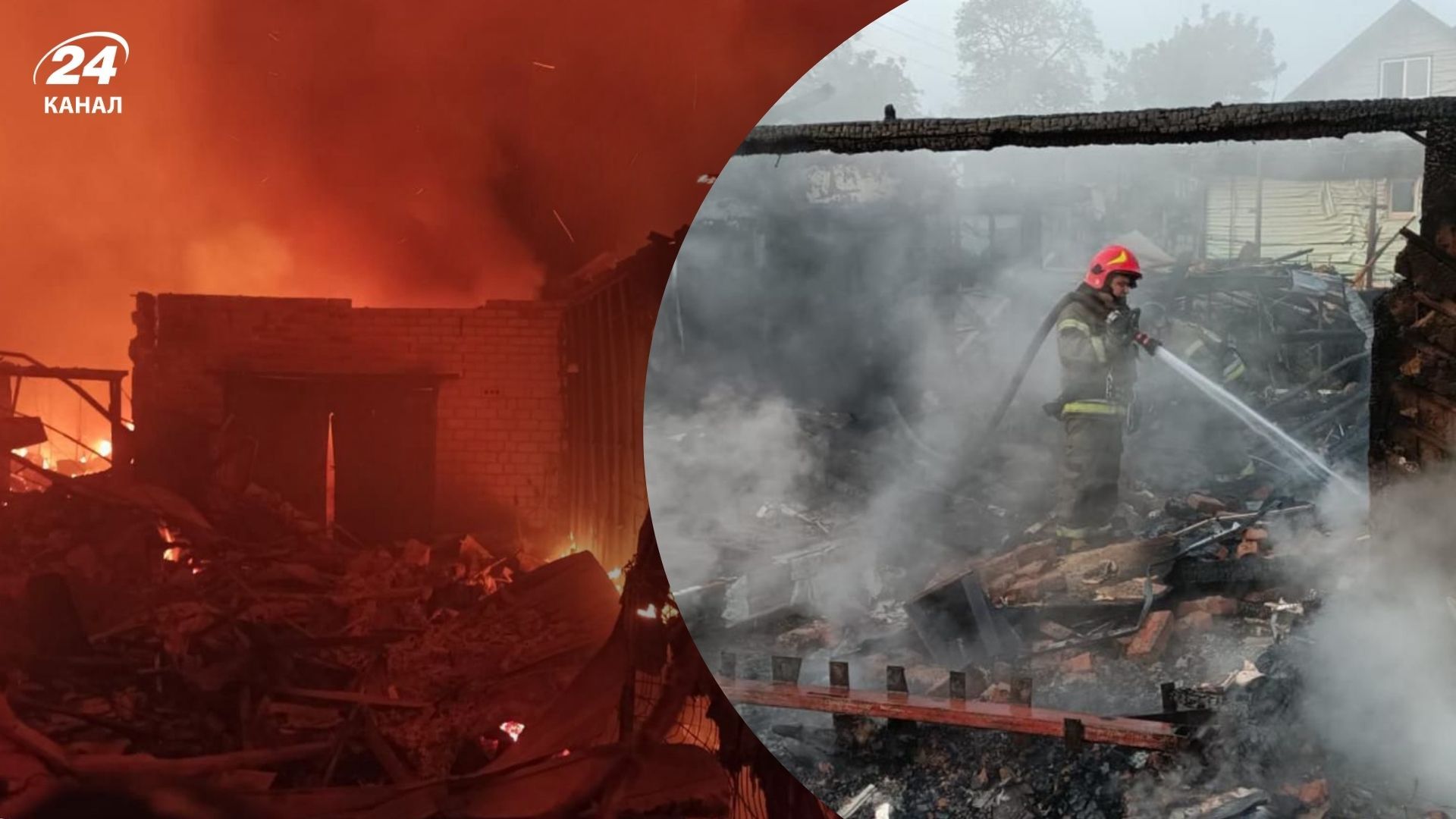 Масштабная российская атака по Прилукам Масштабная российская атака по Прилукам