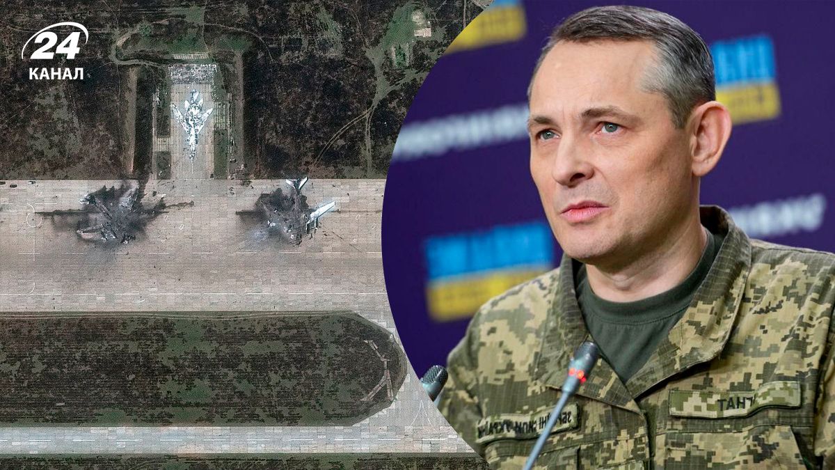 Игнат рассказал, как россияне пытались защитить самолеты Игнат рассказал, как россияне пытались защитить самолеты