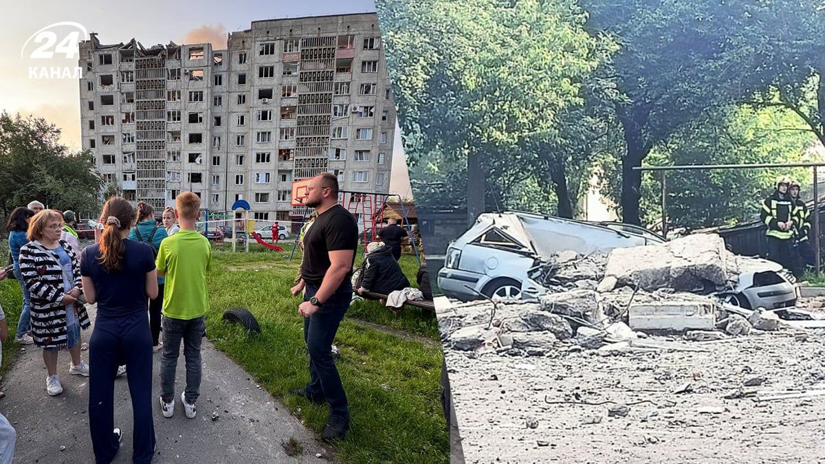 Удар по Луцьку 6 червня 2025 Удар по Луцьку 6 червня 2025