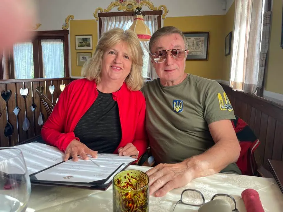 Ігор Богдан з дружиною Ігор Богдан з дружиною