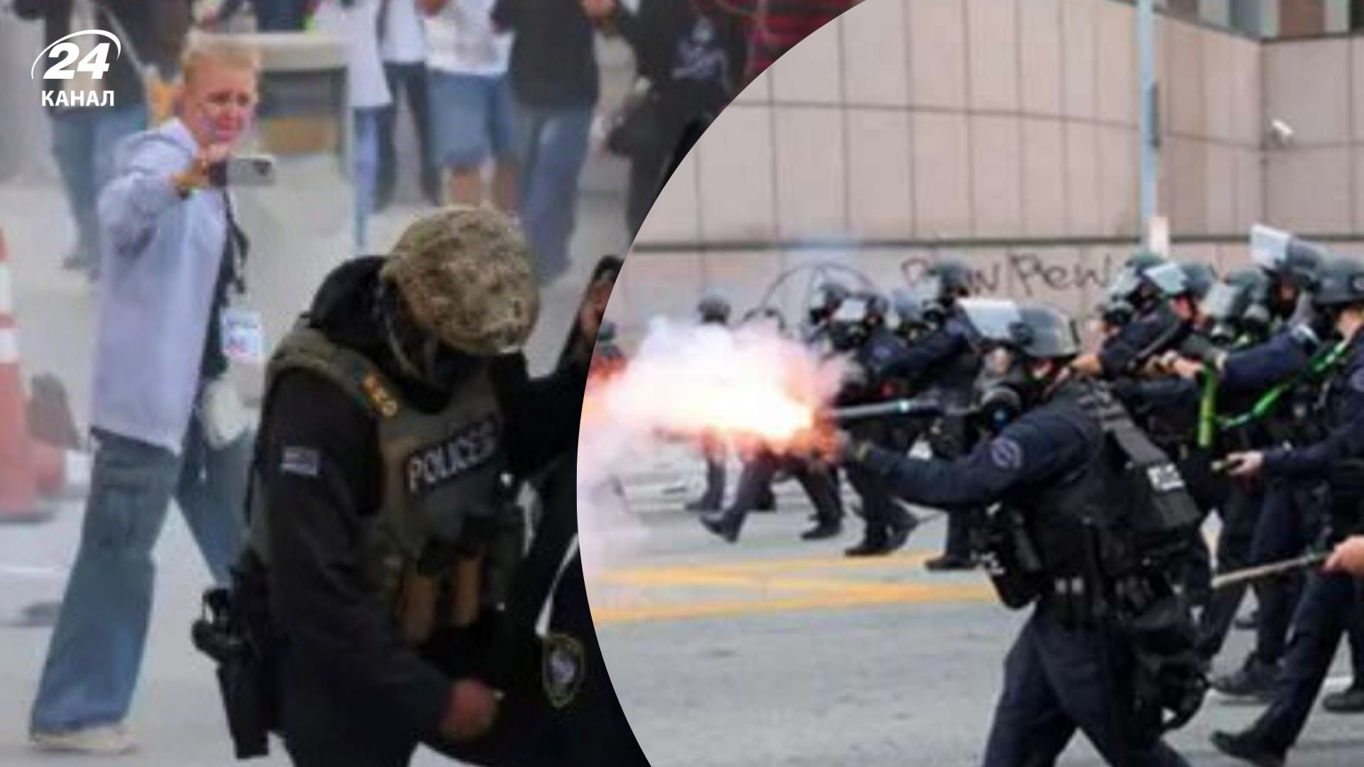 В Каліфорнії тривають протести В Каліфорнії тривають протести