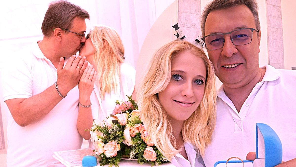 Александр Ягольник с женой