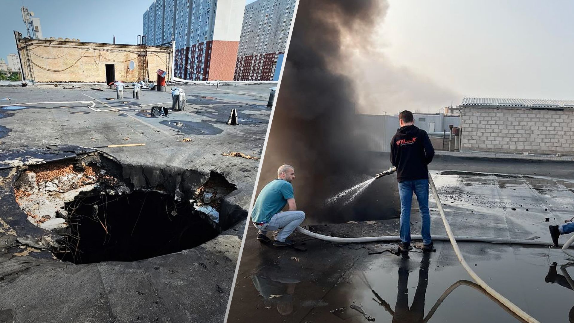 Российский удар повредил крупный склад оптики в Киеве –фото - Бизнес Российский удар повредил крупный склад оптики в Киеве –фото - Бизнес