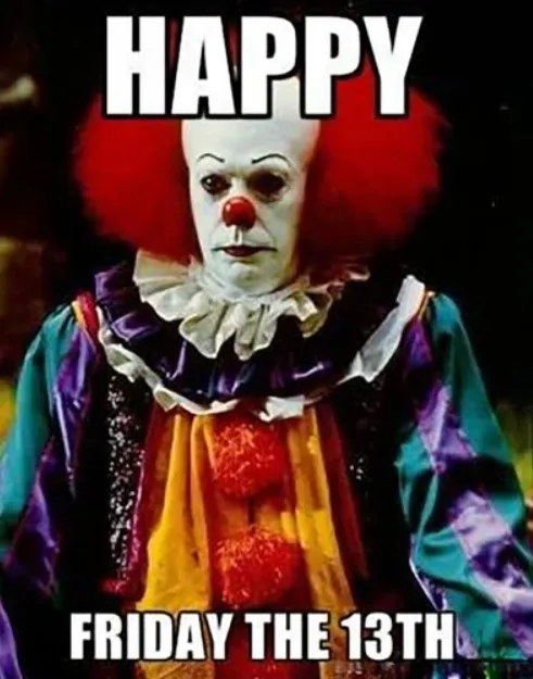 Клоун вітає з п'ятницею, 13-го Клоун вітає з п'ятницею, 13-го