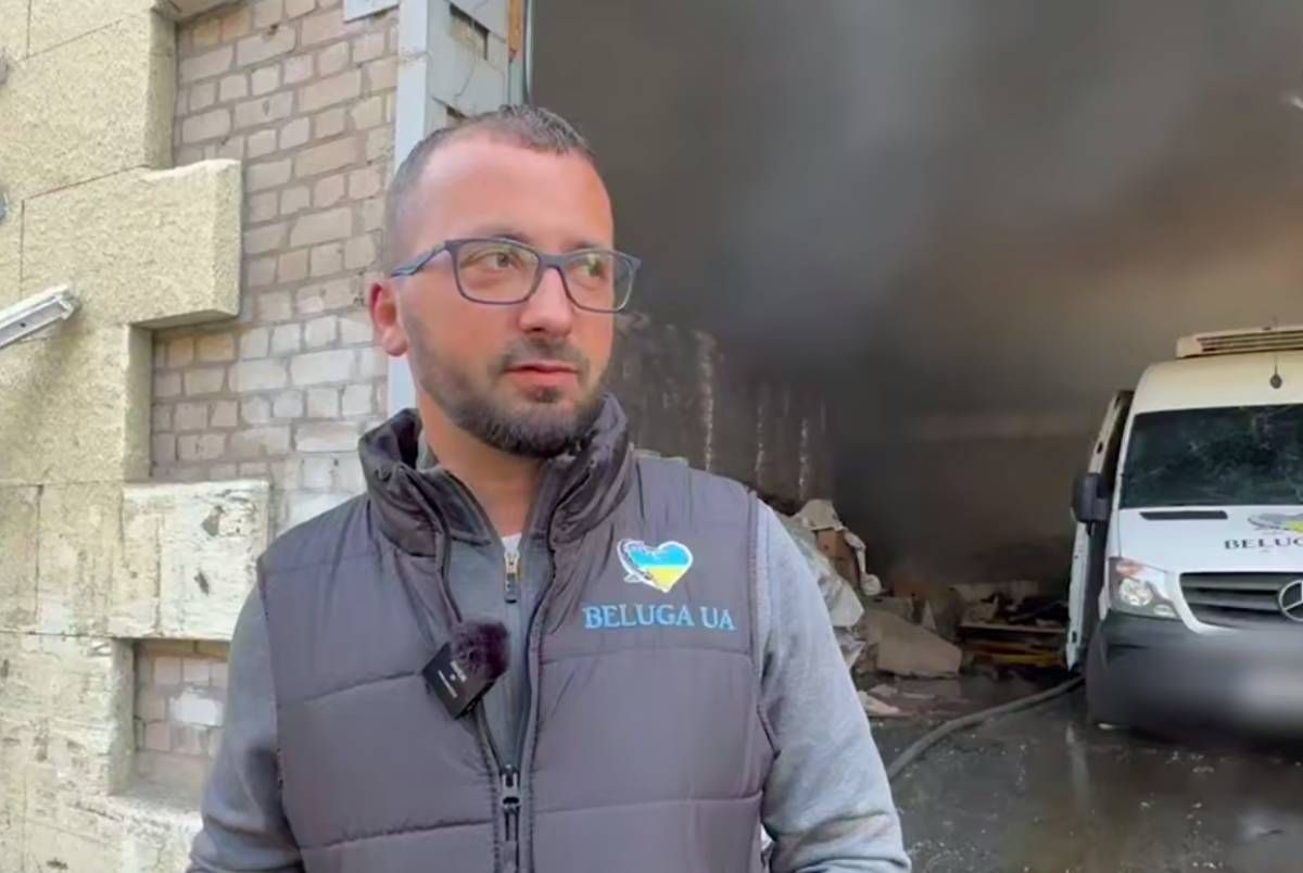 Удар по гуманітарному складу у Запоріжжі