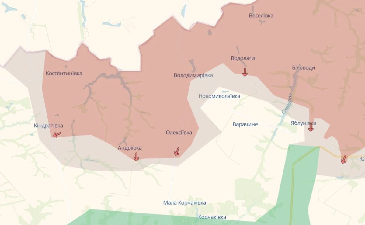 Росія наступає на Сумщині