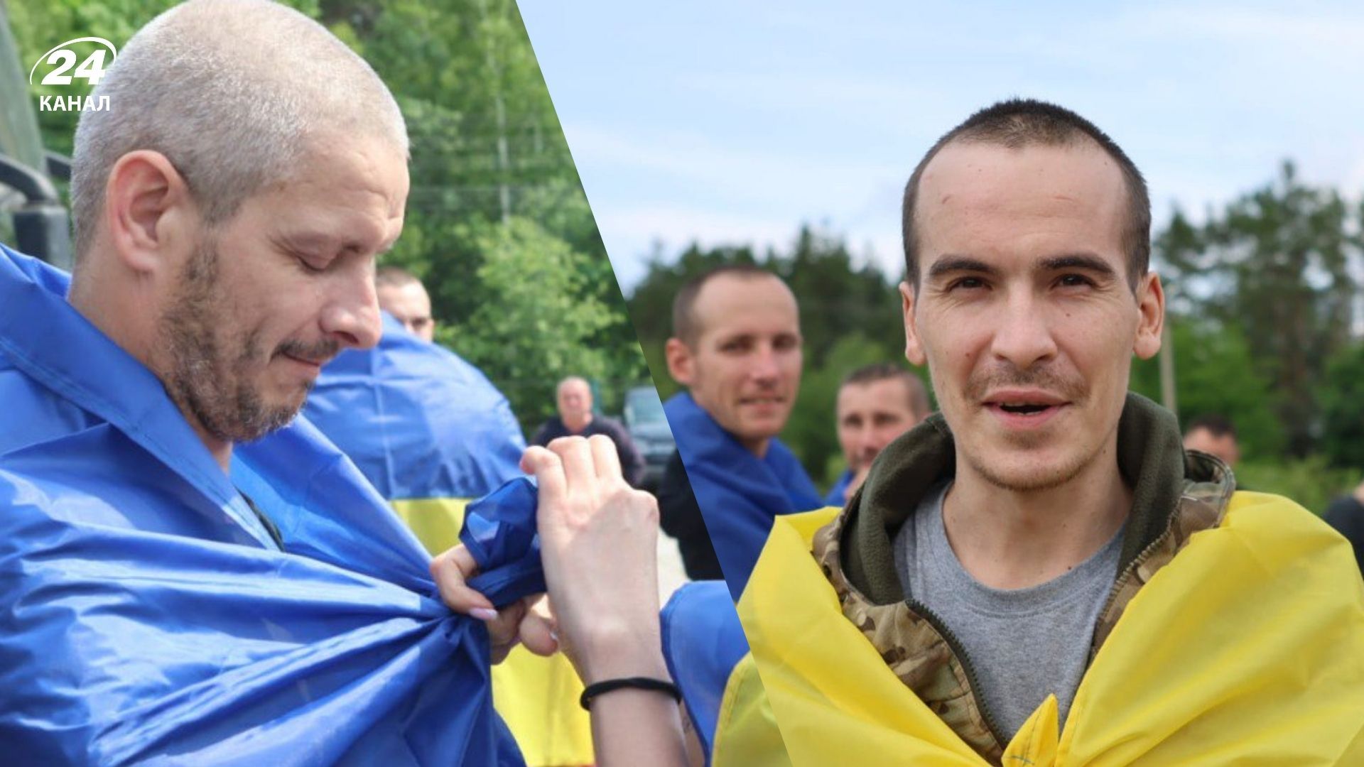 Звільнені з полону захисники Звільнені з полону захисники