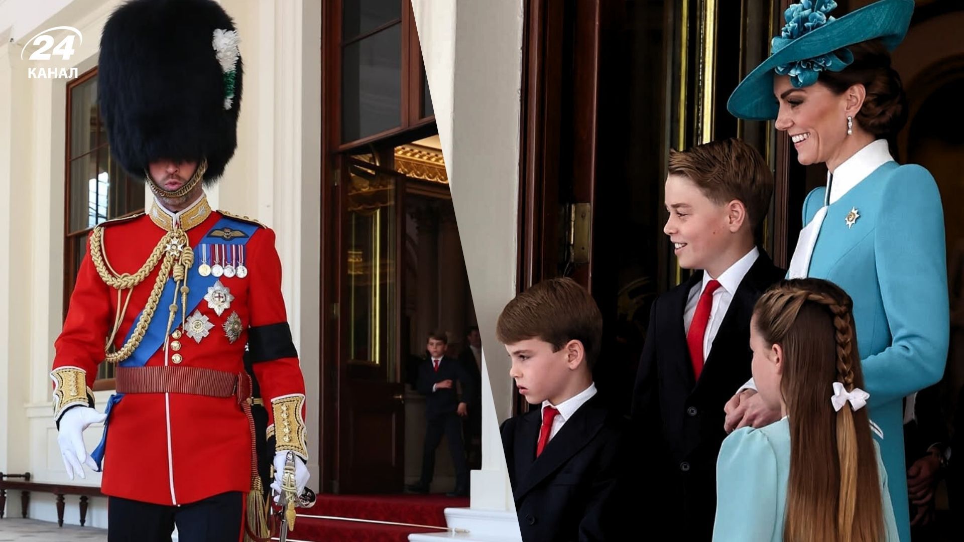 Принц Уильям и Кейт Миддлтон с детьми Принц Уильям и Кейт Миддлтон с детьми